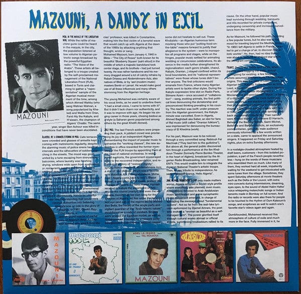 Mazouni – Un Dandy En Exil / Algérie-France / 1969-1983 (2xLP, Born Bad Records, 2019) Image 5