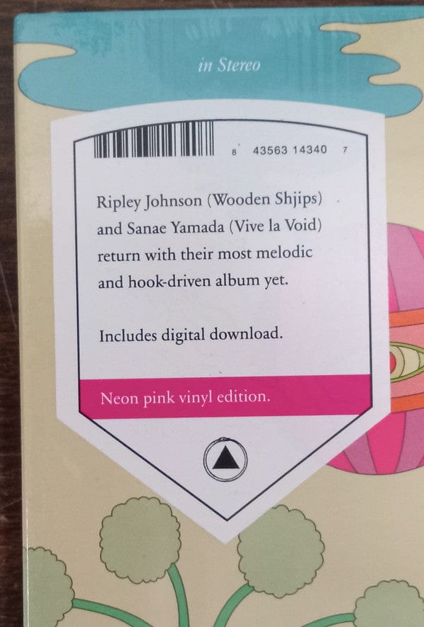 Moon Duo – Stars Are The Light (LP, Neon Pink, Tan Sleeve, Sacred Bones Records, 2022) Image 3