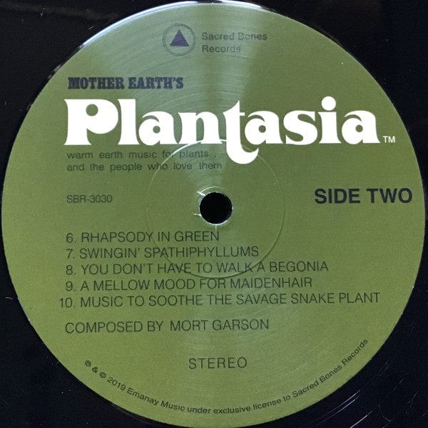 Mort Garson – Mother Earth's Plantasia (LP, Sacred Bones Records, 2019) Image 4