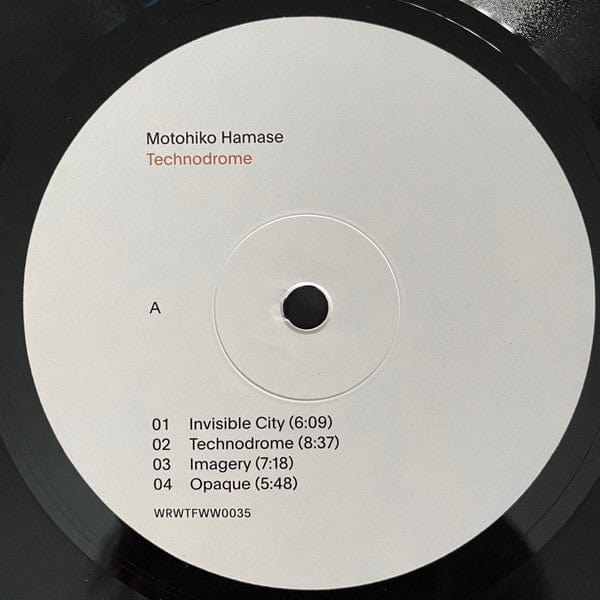 Motohiko Hamase - Technodrome (LP) We Release Whatever The Fuck We Want Records Vinyl