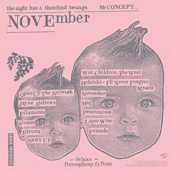 Mr. Concept - November (LP, Ltd, RE) Platform 23 Records