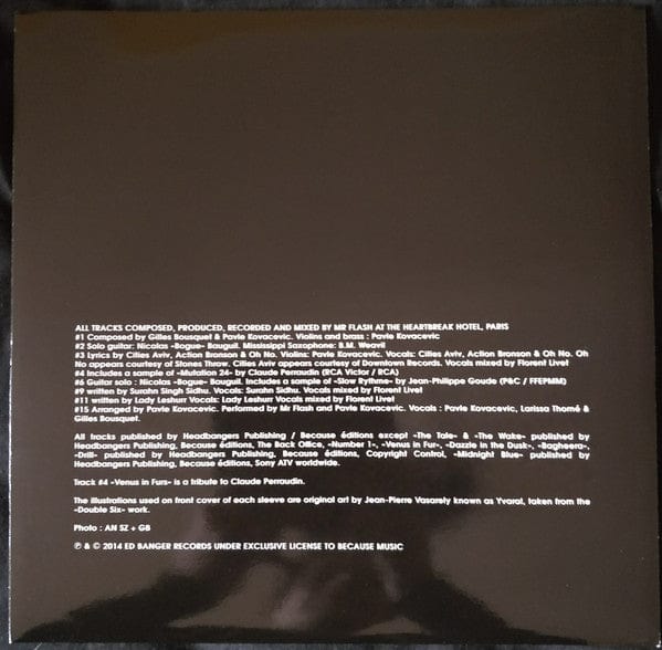 Mr Flash – Sonic Crusader (2xLP+CD, Ed Banger Records, 2014) Image 5