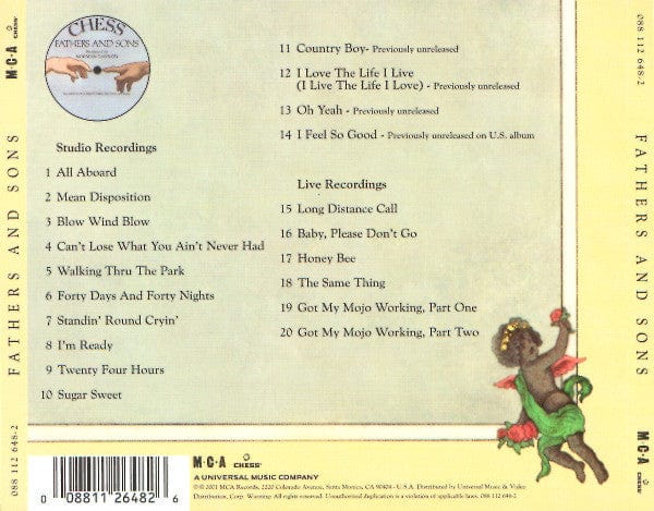 Muddy Waters / Otis Spann / Michael Bloomfield* / Paul Butterfield / Donald "Duck" Dunn / Sam Lay - Fathers And Sons (CD) Chess,MCA Records CD 008811264826