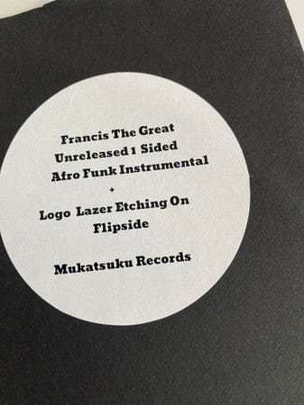Mukatsuku* Presents Francis The Great - Look Up In The Sky (12") Mukatsuku Records Vinyl