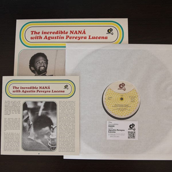 Naná Vasconcelos with Agustin Pereyra Lucena - The Incredible NANÁ with Agustín Pereyra Lucena (LP) Altercat Records Vinyl