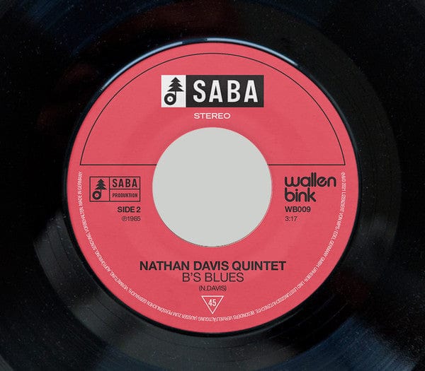 Nathan Davis Quintet - Theme From Zoltan / Mister E (7") SABA,WallenBink Vinyl