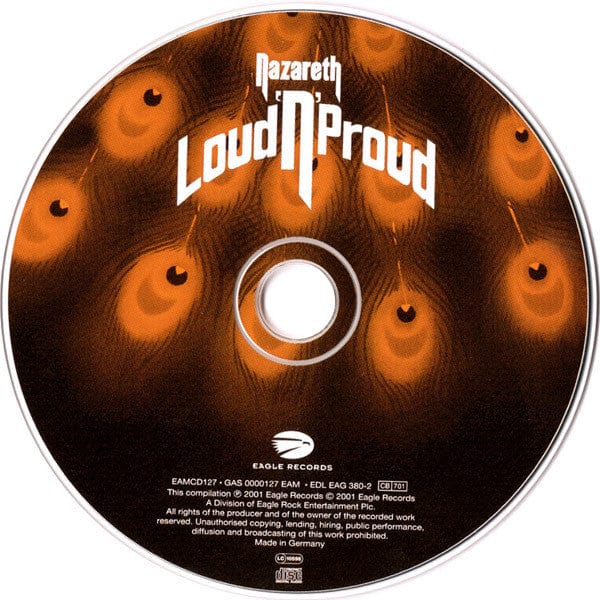 Nazareth – Loud 'N' Proud (CD, Eagle Records, 2001) Image 3