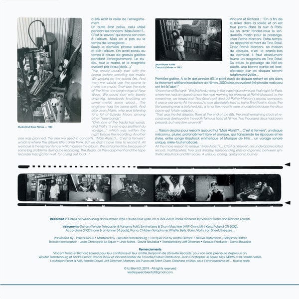 Nef – Mais Alors!!?... C'est À L'Envers (LP, Ici Bientôt, 2019) Image 5