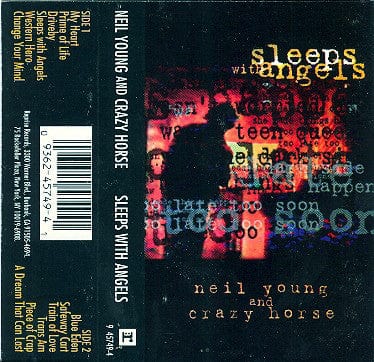 Neil Young Crazy Horse – Sleeps With Angels (Cassette, Reprise Records, 1994) Front Cover