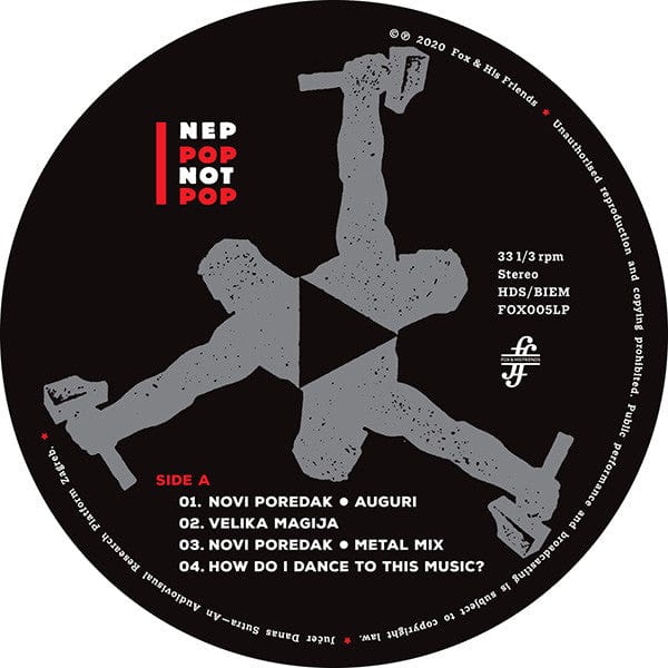 NEP – Pop Not Pop (Songs For New Europe 1985-1989) (LP, Fox & His Friends, 2020) Image 4