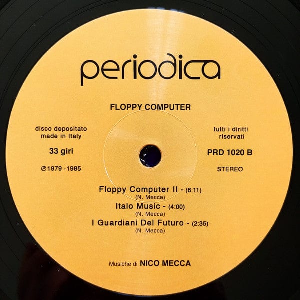 Nico Mecca – Floppy Computer (LP, Periodica Records, 2021) Image 3