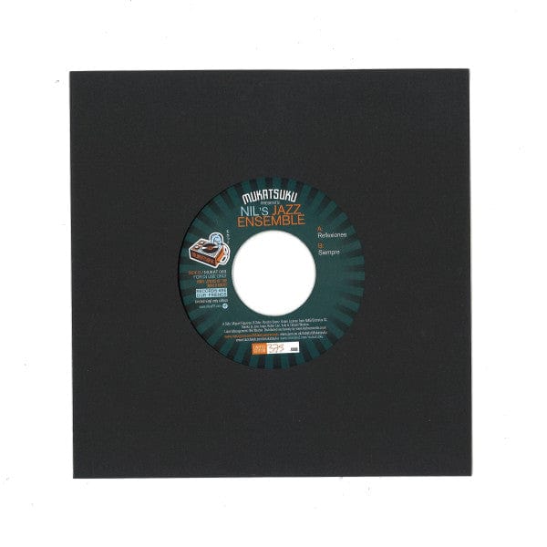 Nil's Jazz Ensemble – Reflexiones / Siempre (7", Mukatsuku Records, 2022) Back Cover