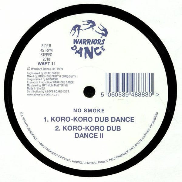 No Smoke – Koro-Koro (12", Warriors Dance, 2018) Back Cover
