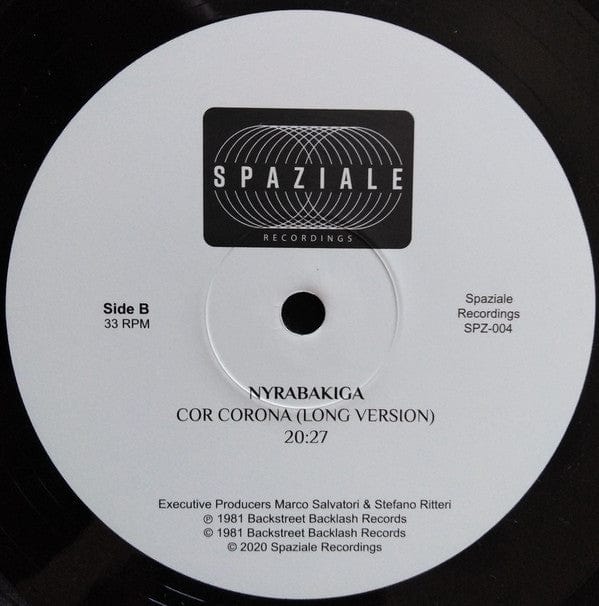 Nyra Bakiga - Cor Corona (12", Maxi, RE, RM, Unofficial) Spaziale Recordings