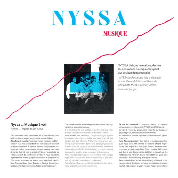 Nyssa Musique – Comme Au Moulin (LP, Ici Bientôt, 2021) Image 5