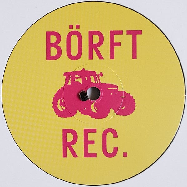 O'Girl – Street Roller EP (12", Börft Records, 2019) Back Cover
