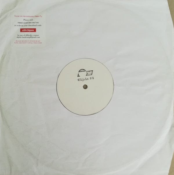 Objekt – Objekt #4 (12", Objekt, 2017) Back Cover