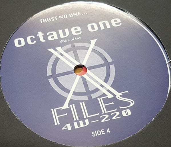 Octave One – The "X" Files (2x12", 430 West, 2016) Back Cover