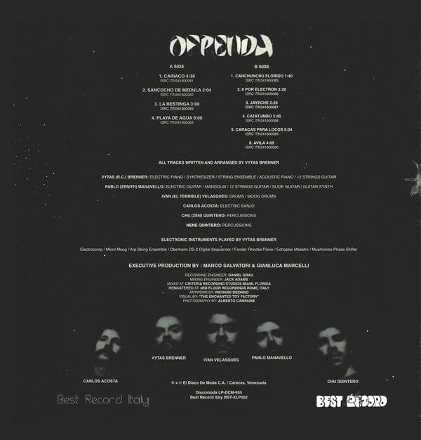 Ofrenda Vytas Brenner – Jayeche (LP, Best Record Italy, 2016) Image 4