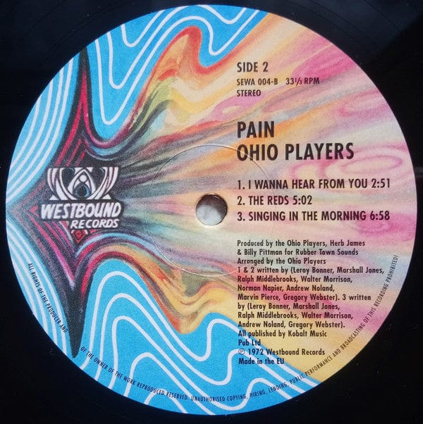 Ohio Players - Pain (LP, Album, RE, Gat) Westbound Records