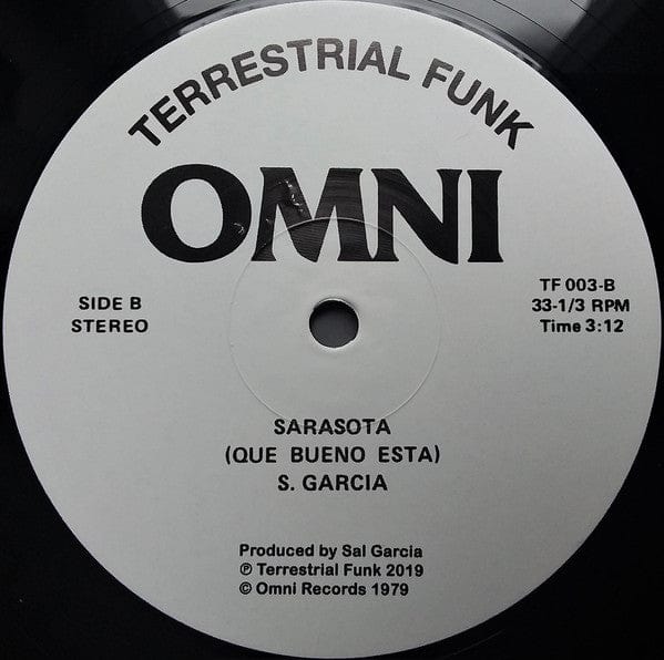 Omni (8) - From The Bottom Of My Heart (Disco Socks) / Sarasota (Que Bueno Esta) (12") Terrestrial Funk Vinyl