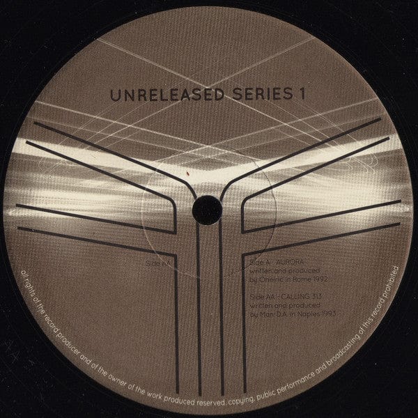 Oneiric MAN-D.A. – Aurora / Calling 313 (12", Flash Forward, 2017) Back Cover