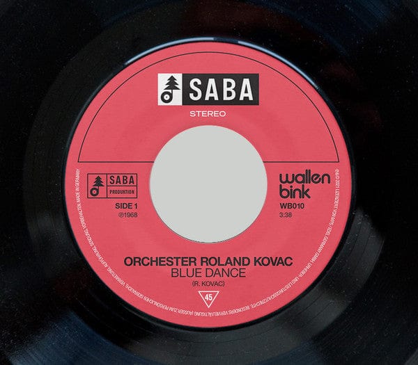 Orchester Roland Kovac - Blue Dance / Milky Way (7") SABA,WallenBink Vinyl