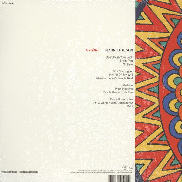 Orgone - Beyond The Sun (2xLP) Colemine Records Vinyl 659123050210