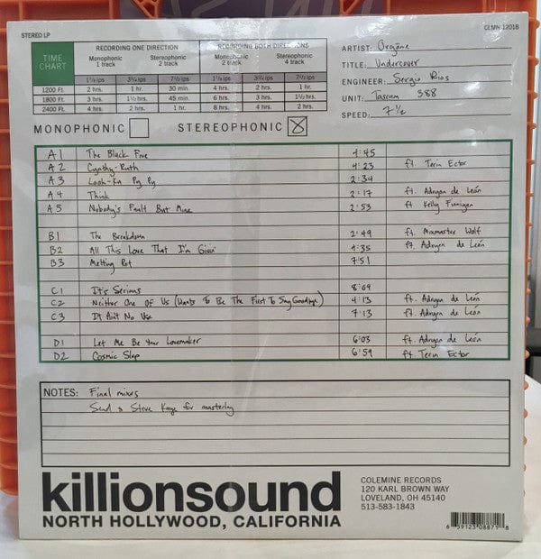 Orgone - Undercover Mixtape (2xLP) Colemine Records Vinyl 659123088718