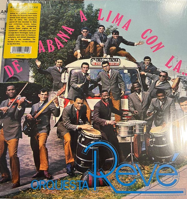 Orquesta Revé – De Habana A Lima Con La Orquesta Revé (LP, Vampi Soul, 2022) Front Cover