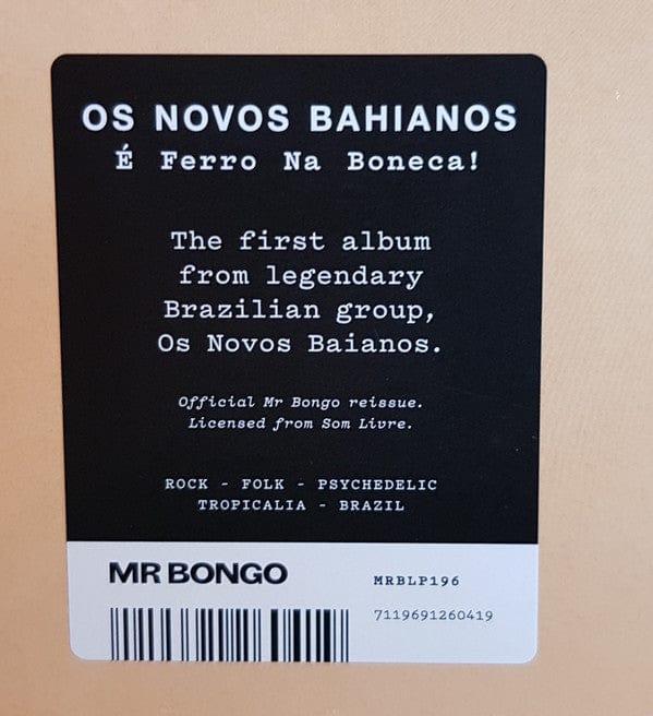 Os Novos Bahianos – É Ferro Na Boneca! (LP, Mr Bongo, 2019) Image 3