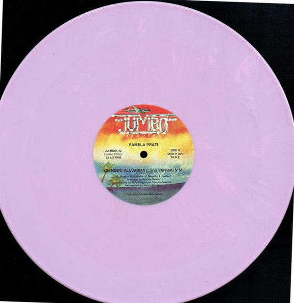 Pamela Prati – Mare / Un Nodo All'Anima (12", Pink, Jumbo Records, 2015) Image 3