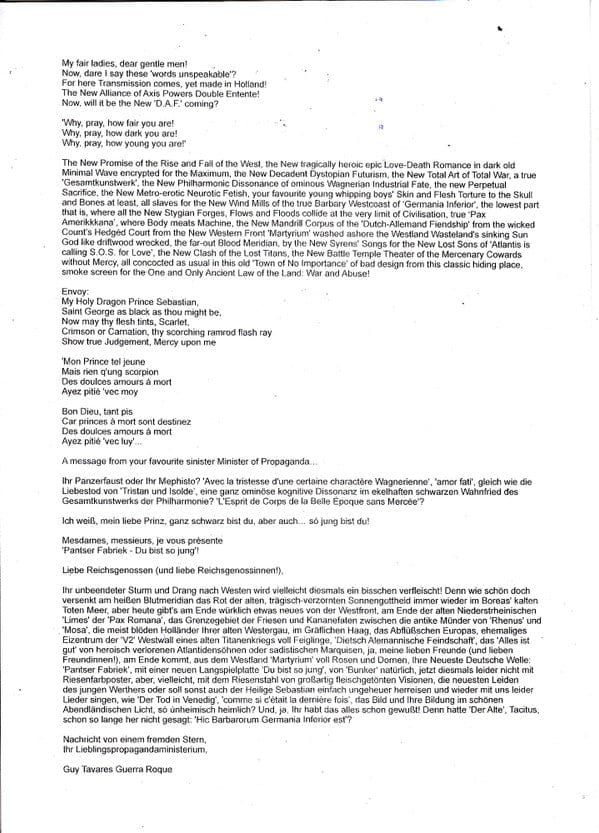 Pantser Fabriek - Du Bist So Jung (LP) Bunker Records Vinyl