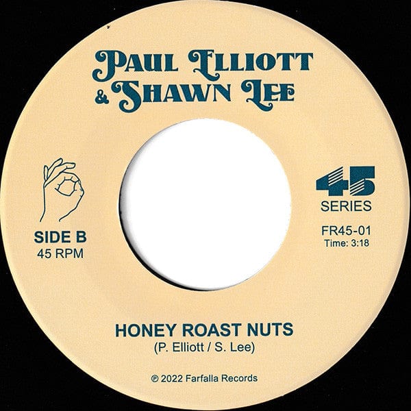 Paul Elliott Shawn Lee – Bass Sick Bitch / Honey Roast Nuts (7", Farfalla Records, 2022) Image 3