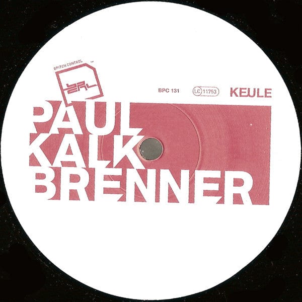 Paul Kalkbrenner – Keule (12", BPitch Control, 2006) Back Cover