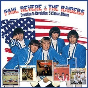 Paul Revere & The Raiders – Evolution To Revolution: 5 Classic Albums (2xCD, Raven Records, 2013) Front Cover