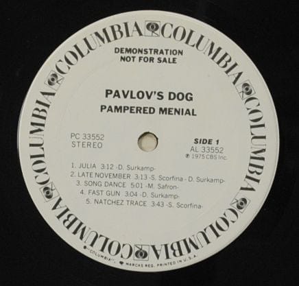Pavlov's Dog – Pampered Menial (LP, Gatefold, Columbia, 1975) Image 4