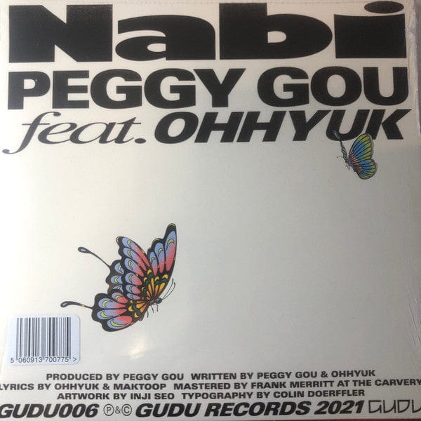 Peggy Gou Feat. OHHYUK* - Nabi (7") Gudu Records Vinyl 5060913700775>