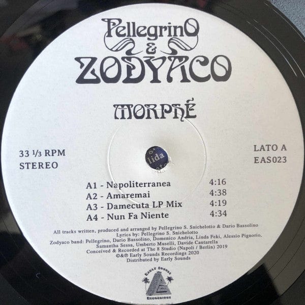 Pellegrino Zodyaco – Morphé (LP, Early Sounds Recordings, 2020) Image 5