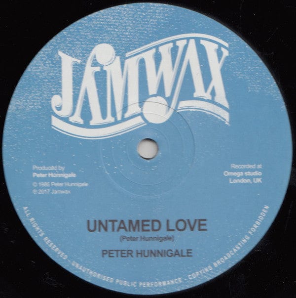 Peter Hunnigale – Untamed Love (12", Jamwax, 2017) Front Cover