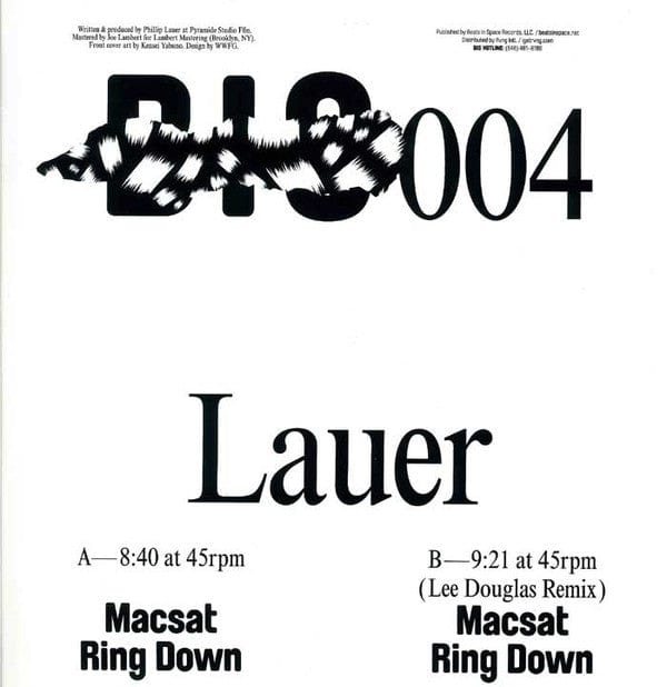Phillip Lauer - Macsat Ring Down (12") Beats In Space Records Vinyl