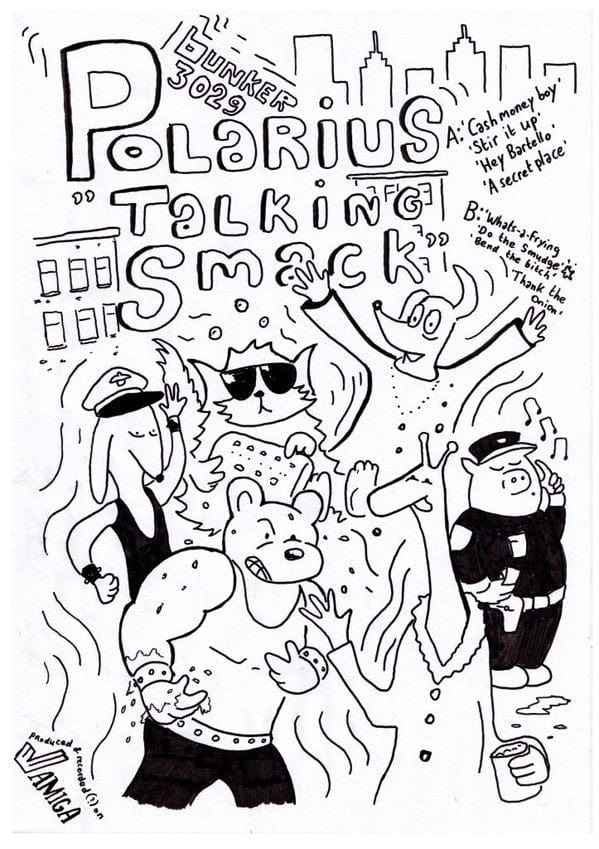 Polarius - Talking Smack (LP, RE, W/Lbl) Bunker Records