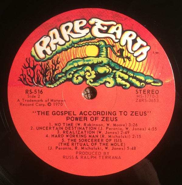Power Of Zeus – The Gospel According To Zeus (LP, Half Speed Mastered, Rare Earth, 2019) Image 5