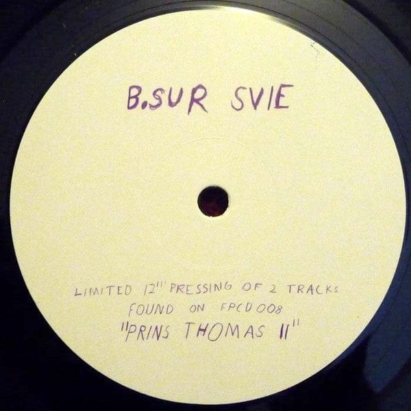 Prins Thomas – 2 The Limited Bonus Tracks (12", Full Pupp, 2013) Back Cover