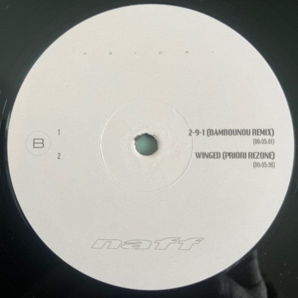 Priori (2) - Your Own Power (Remixes) (12") NAFF Vinyl