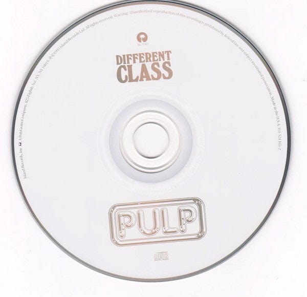 Pulp - Different Class (CD) Island Records CD 731452416520