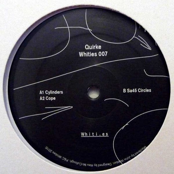 Quirke – Whities 007 (12", Whities, 2016) Back Cover