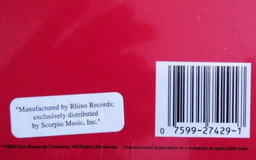 Ramones - End Of The Century (LP, Album, Ltd, RE, Rai) Sire