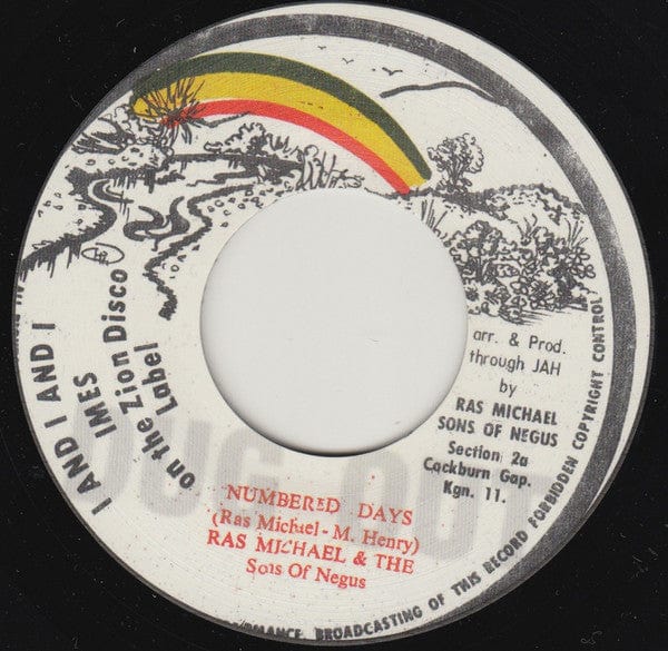 Ras Michael & The Sons Of Negus - Numbered Days (7") DUG OUT Vinyl