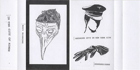 Ravi Binning – In The City Of Mimes (Cassette, Future Sound Index, 2010) Back Cover